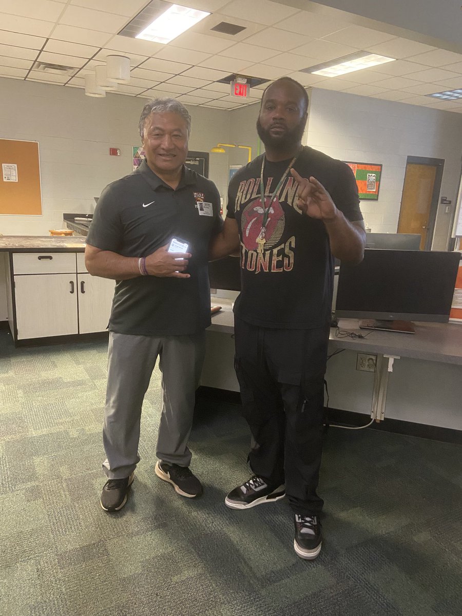 Eastside High School Athletics (@rowdyehsrams) on Twitter photo Thanks to Edward Waters University’s Defensive Coordinator Mike Fanoga for coming out today to meet with Coach Hoskins and the team. Thanks to Edward Waters University’s Defensive Coordinator Mike Fanoga for coming out today to meet with Coach Hoskins and the team.