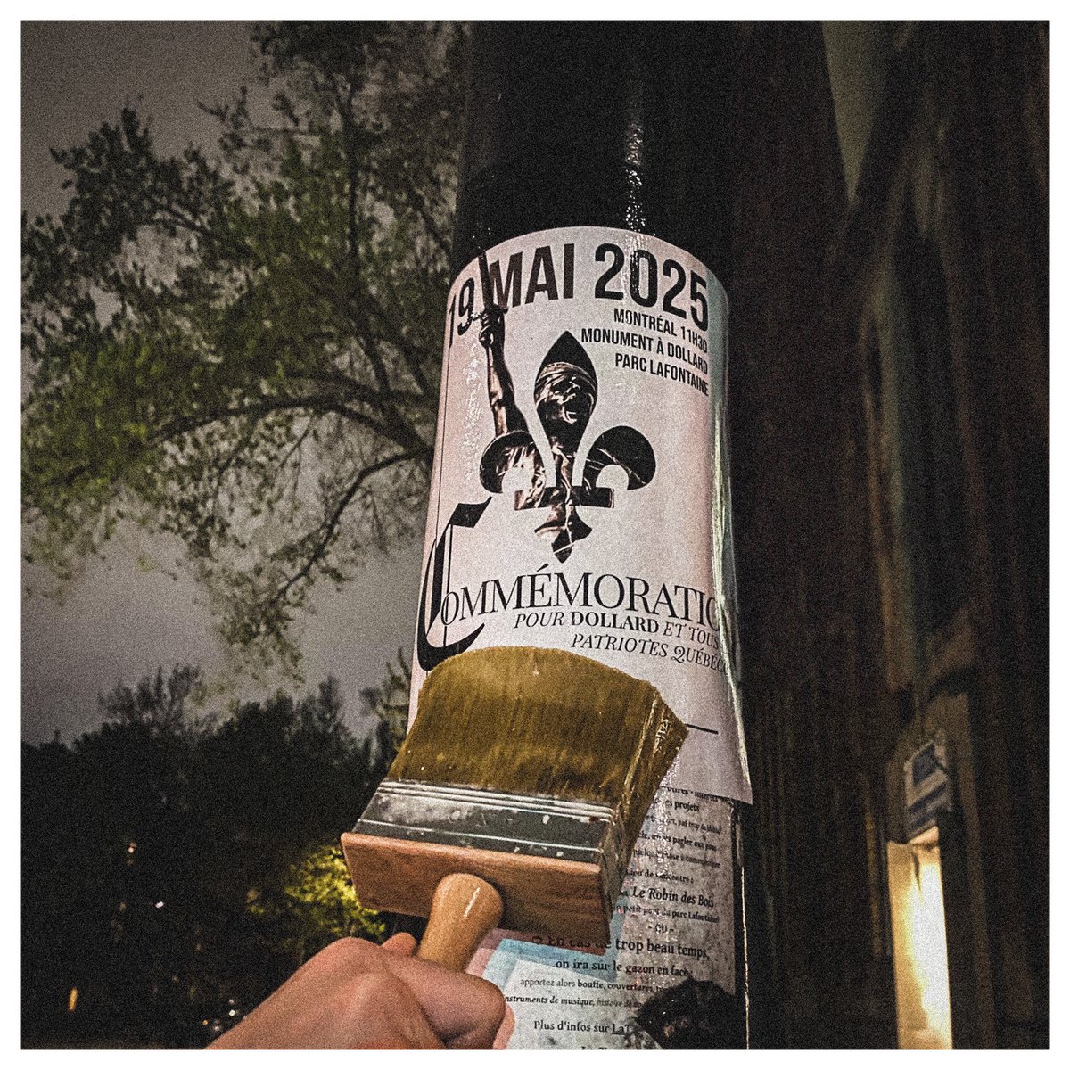 NvlleAlliance's tweet image. 🔥 Nos militants sont en action pour la Journée nationale des Patriotes et la Fête de Dollard.
📍TOUS au monument à Dollard au parc Lafontaine, à Montréal, ce lundi 19 mai à 11h30.