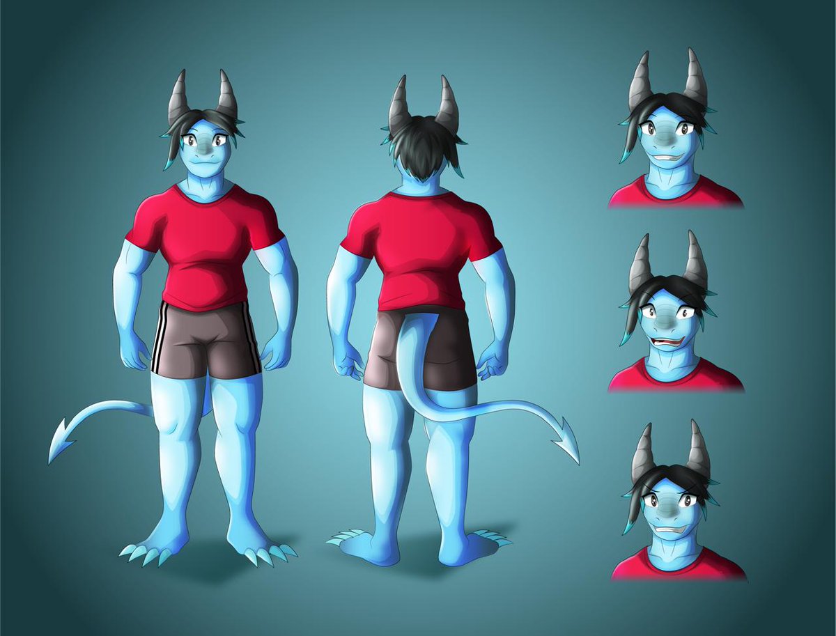 Ref sheet commission! Thank you so much! <a href="/Blackheart206/">blackheart206</a>
