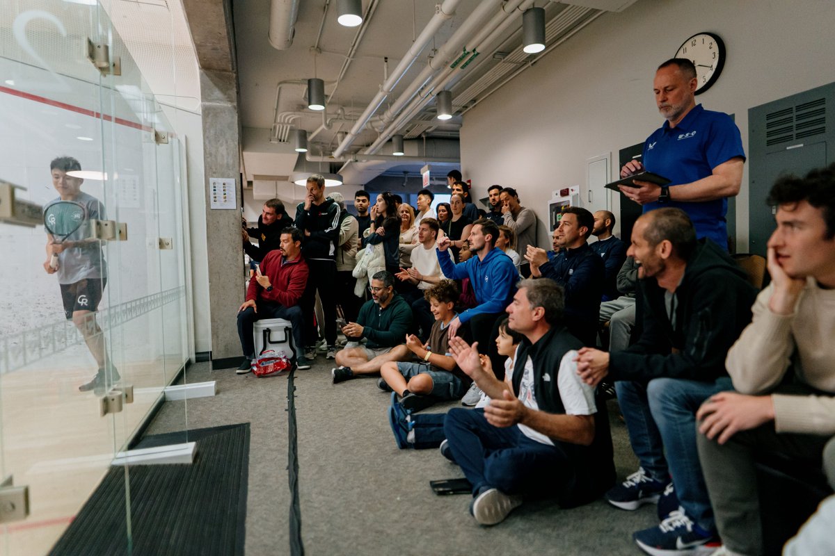 Here are some scenes from the opening rounds of the Squash World Championships at the Club! <a href="/PSAWorldChamps/">PSA World Championships</a>