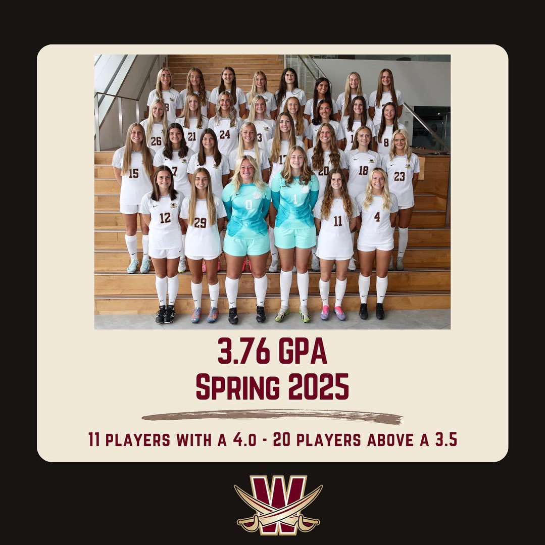 Proud of our players for having an outstanding semester in the classroom this spring! One of the highest GPA’s in team history! 👏🏼👏🏼

#Commit #SwordsUp⚔️
