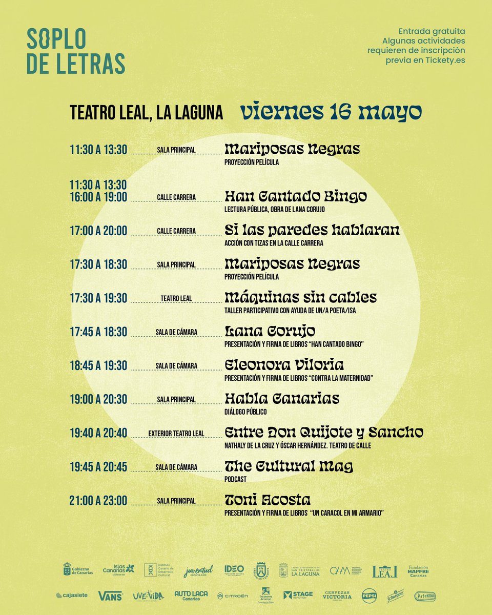 soplodeletras's tweet photo. 📖Presentación y firma de libro de Toni Acosta 🐌 en el @TeatroLeal 

Ella es una mujer del siglo XXI, una de esas que va corriendo a todas partes intentando llegar a todo. Su vida está llena de ritmo y agitación, pero en la escritura encontró un refugio y una forma de expresión. https://t.co/62RpPRDhCE
