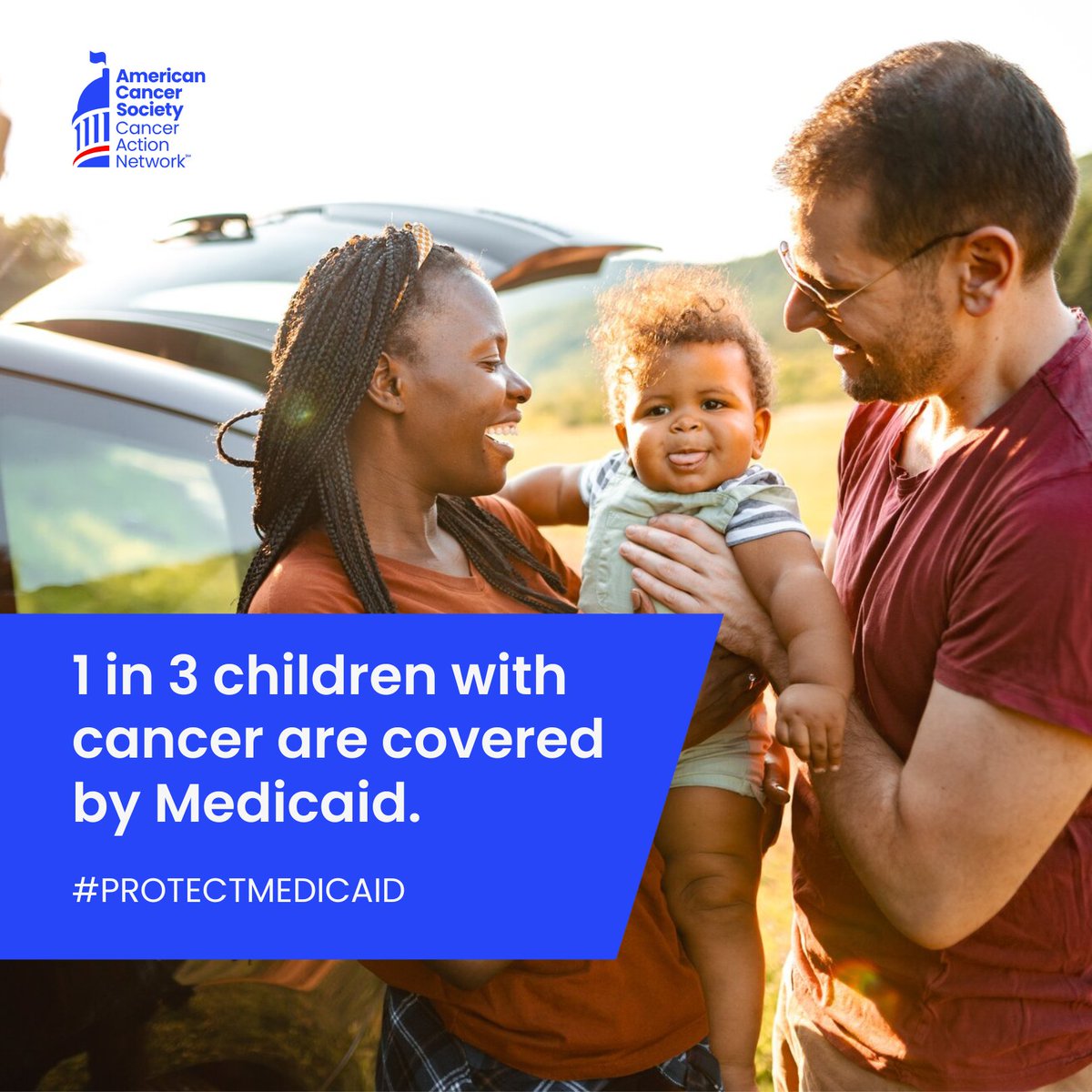 ACSCANCO's tweet image. Medicaid cuts put kids with cancer at risk. 1 in 3 children with cancer are covered by Medicaid. They need access to quality, affordable cancer care to survive. Any cuts to Medicaid could jeopardize their chances of survival. @repgabeevans #ProtectMedicaid