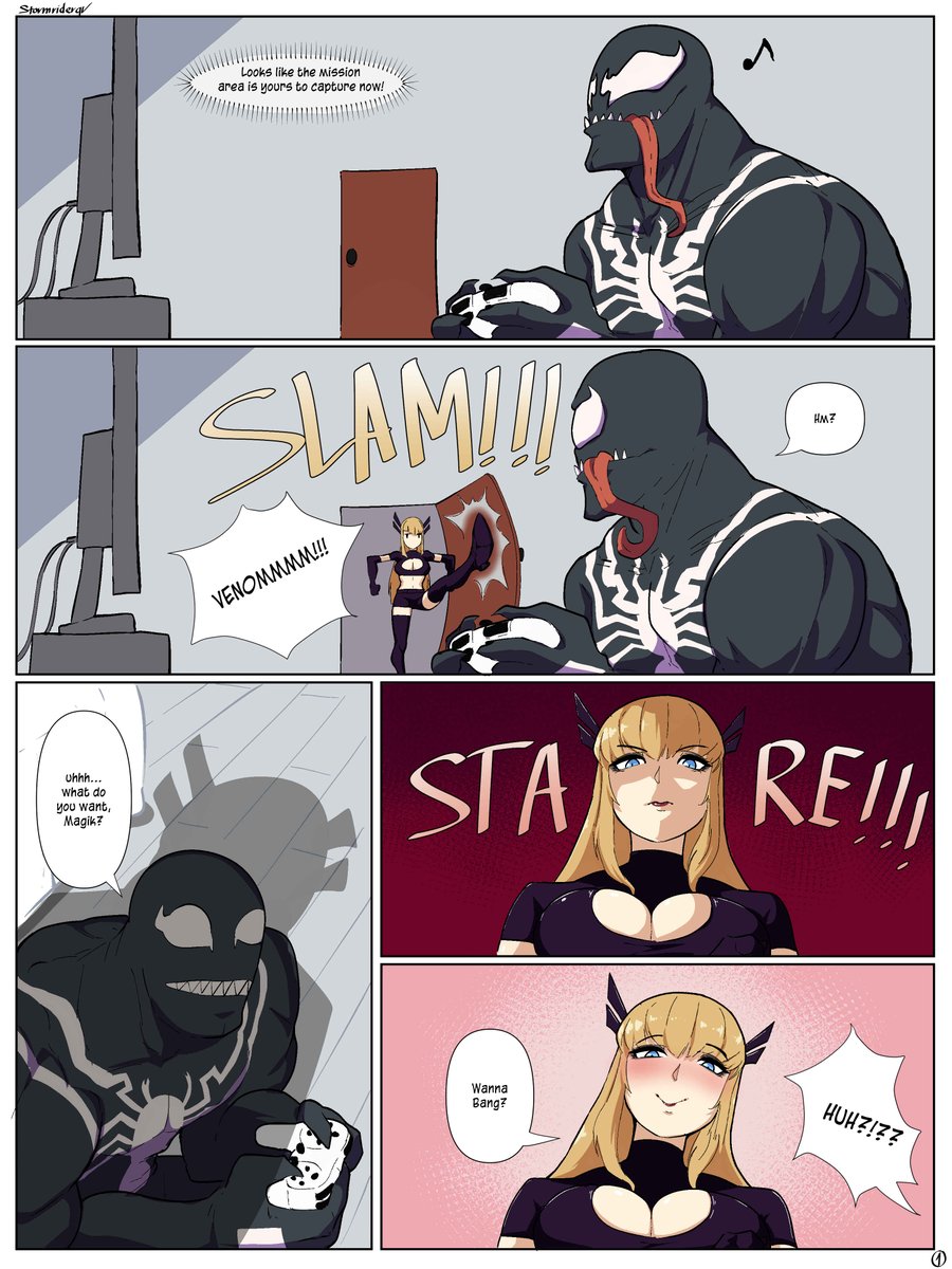 stormriderdraws's tweet photo. Glad to see you guys have been enjoying my comic, here is the all in one thread for you guys! 🧵
I present you Magik The Symbiote Strikes Back
a Marvel Rivals parody 1 shot doujin
p.s. for more info about my Digital Stuff, check out my pinned thread
(1/7) https://t.co/rnhkt1N1q5