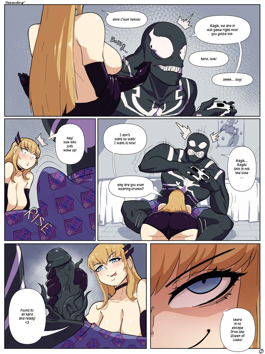 stormriderdraws's tweet photo. Glad to see you guys have been enjoying my comic, here is the all in one thread for you guys! 🧵
I present you Magik The Symbiote Strikes Back
a Marvel Rivals parody 1 shot doujin
p.s. for more info about my Digital Stuff, check out my pinned thread
(1/7) https://t.co/rnhkt1N1q5