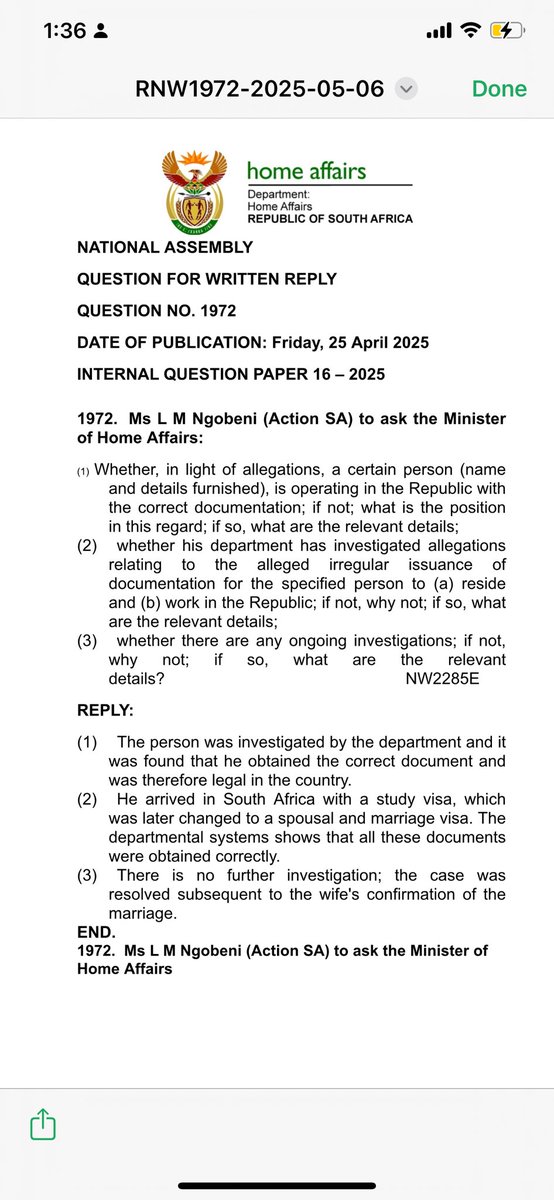 ForcesPFSA's tweet photo. So….let’s get this straight Simbarashe Chitando is not a South African citizen, not a permanent resident, but somehow he’s practicing law in our courts… on a spousal visa?

Wow 😮.Must be nice to skip the rules the rest of us have to follow.
Maybe the @CouncilPractice and @HomeAffairsSA run on vibe checks now?

Big shoutout to @ActionSA, especially @MikaNgobeni and @MatJGeorge , for doing the job others refused to asking the real questions and dragging the truth into the light 💡 

Because apparently in South Africa, if your name is Simba, anything goes 🤪 
#PFSA #SimbarasheChitando #LPCMustAnswer #HomeAffairsMystery @LadyAbahambe @lolobee052 @destinyzee @SothoDudu @Miz_Ruraltarain @PSAFLIVE @nyebe_official @PSAFPATRIOT @Nocoffe50 @Shaka1_ @PatriotMarc @SpoiltHousewife @PSAFPATRIOT @HomesteadParkCF