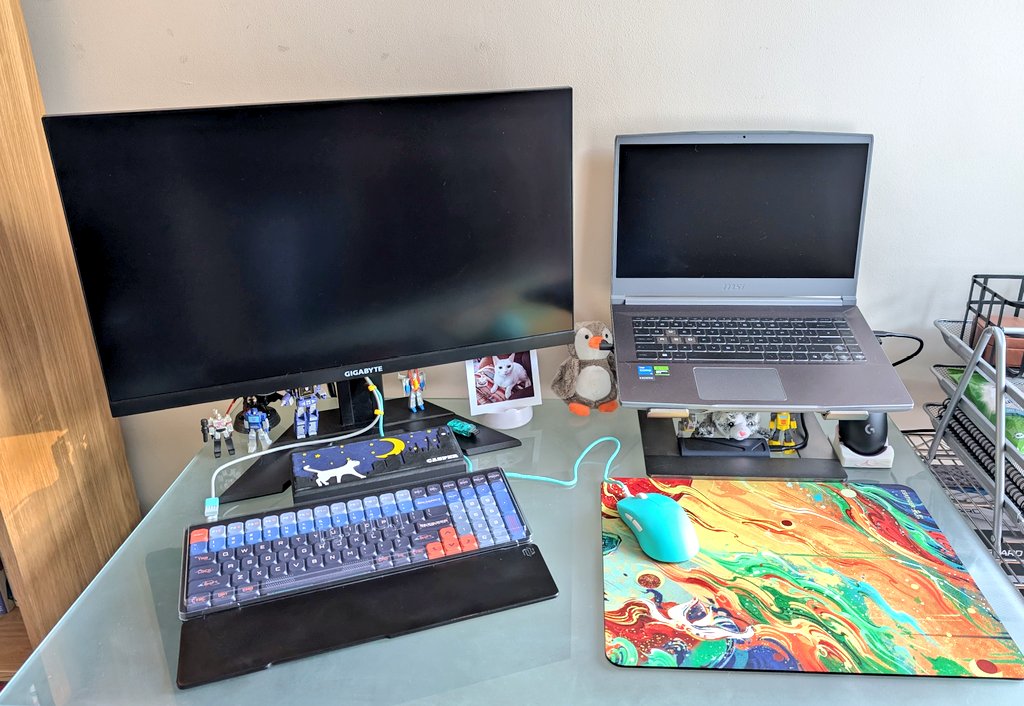 Jims Tech (@tech_jims) on Twitter photo Work rig update 👀
<a href="/nuphystudio/">NuPhy</a> air96 V2 Space engineer
<a href="/LamzuJP/">LAMZU JP🇯🇵</a> Atlantis V2 Elegant blue
<a href="/ILL_creations/">ILLcreations</a> Casper box and Stands
<a href="/EspTiger_Global/">EspTiger 竞虎</a> ChengYing S
<a href="/TeamAetherX/">Team Aether</a> Omi dots
Have an amazing week everyone 🙏❤️
Don't forget to visit <a href="/ZerkGamingMods/">ZerkGamingMods</a> 😏 Work rig update 👀
<a href="/nuphystudio/">NuPhy</a> air96 V2 Space engineer
<a href="/LamzuJP/">LAMZU JP🇯🇵</a> Atlantis V2 Elegant blue
<a href="/ILL_creations/">ILLcreations</a> Casper box and Stands
<a href="/EspTiger_Global/">EspTiger 竞虎</a> ChengYing S
<a href="/TeamAetherX/">Team Aether</a> Omi dots
Have an amazing week everyone 🙏❤️
Don't forget to visit <a href="/ZerkGamingMods/">ZerkGamingMods</a> 😏