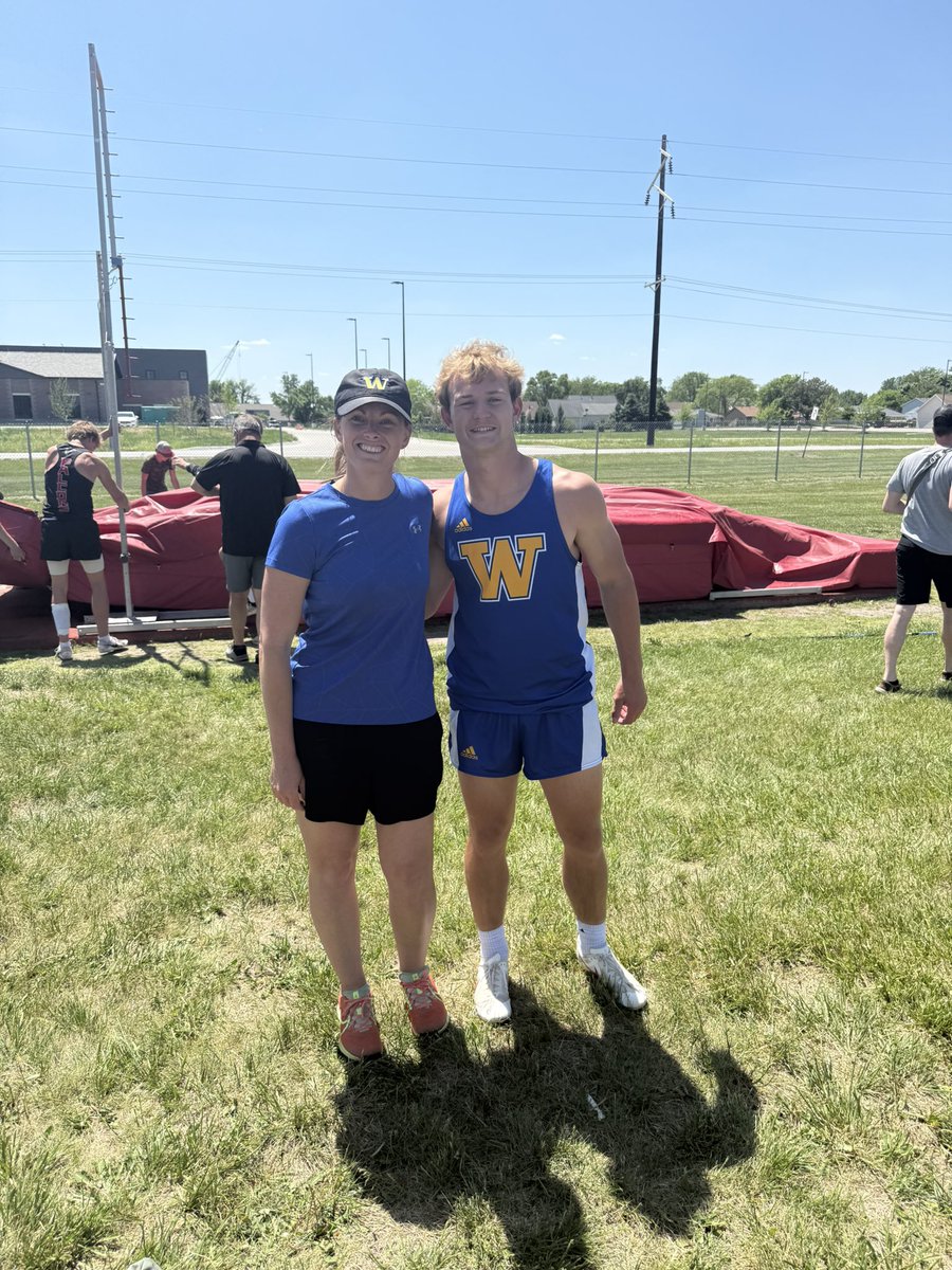 WahooTrack's tweet image. Congratulations to Caden S for placing 2nd and qualifying for the State Track Meet in the Boys PV. @wahoopublic