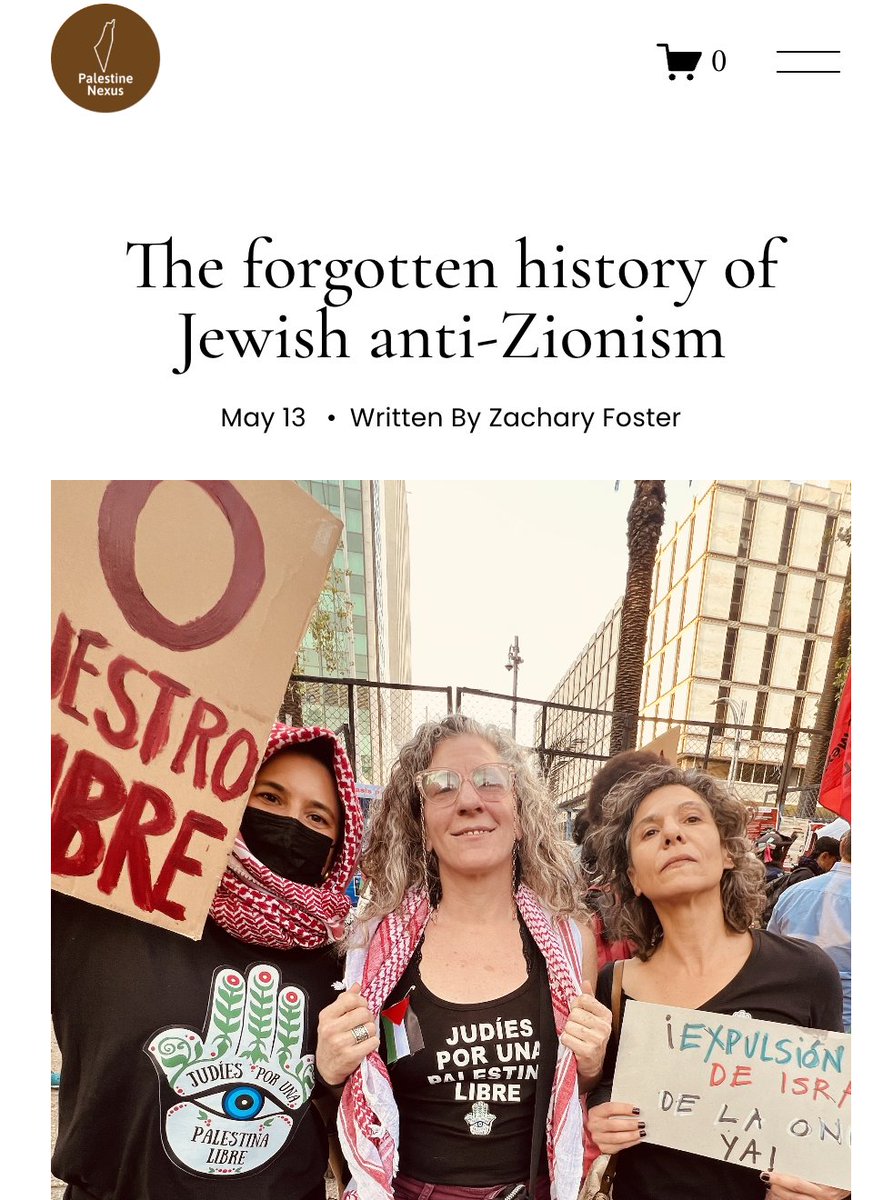 This piece has been a long time in the making: 

The history of Jewish anti-Zionism. palestinenexus.com/articles/jewis…
