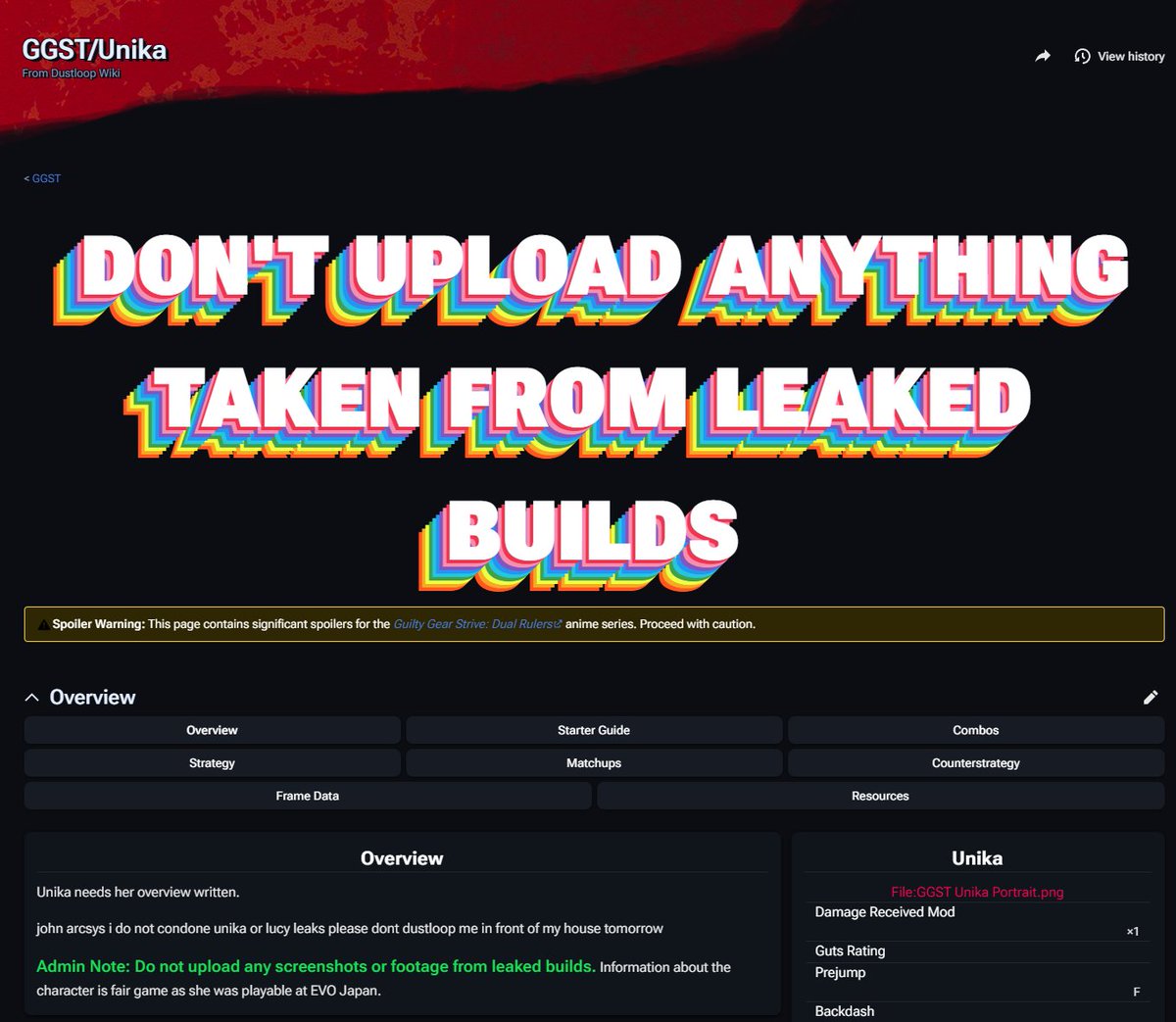 Dustloop (@dustloopwiki) on Twitter photo 