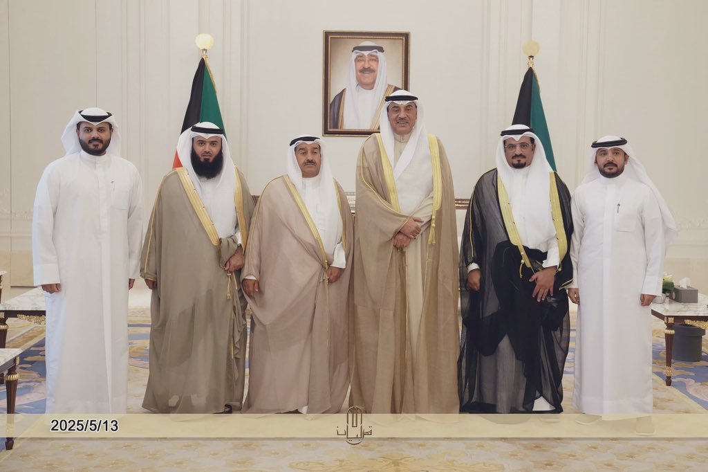 تشرفنا  اليوم بالسلام على سمو ولي العهد الشيخ صباح الخالد  حفظه الله
