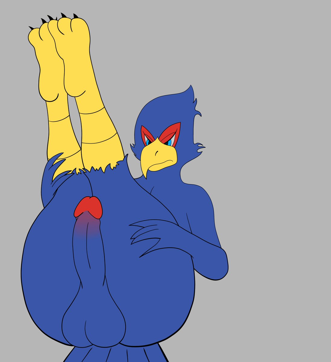 jackzack090's tweet photo. More Falco practice. That head of his still gives me trouble...

#furryartist #furryart #furryartworks #furrynsfw #nsfw #falco #bird #penis #tucking #practice https://t.co/BYvVjNL3ZP