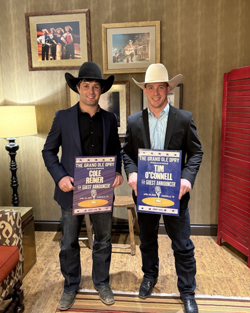 Rodeo 🤝 Country Music

Thanks for having us in the circle, <a href="/opry/">Grand Ole Opry</a>!