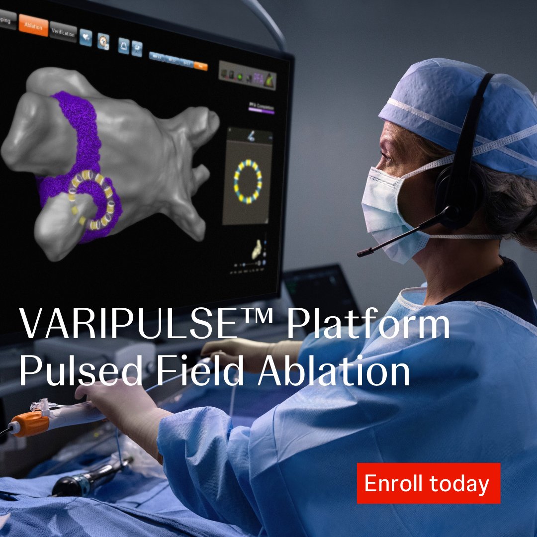 Explore the future of arrhythmia treatment with the VARIPULSE™ Platform Pulsed Field Ablation learning program — now available on #JnJInstitute! 

This self-guided, interactive course dives into the fundamentals of PFA, evidence-based clinical insights, and advanced workflows