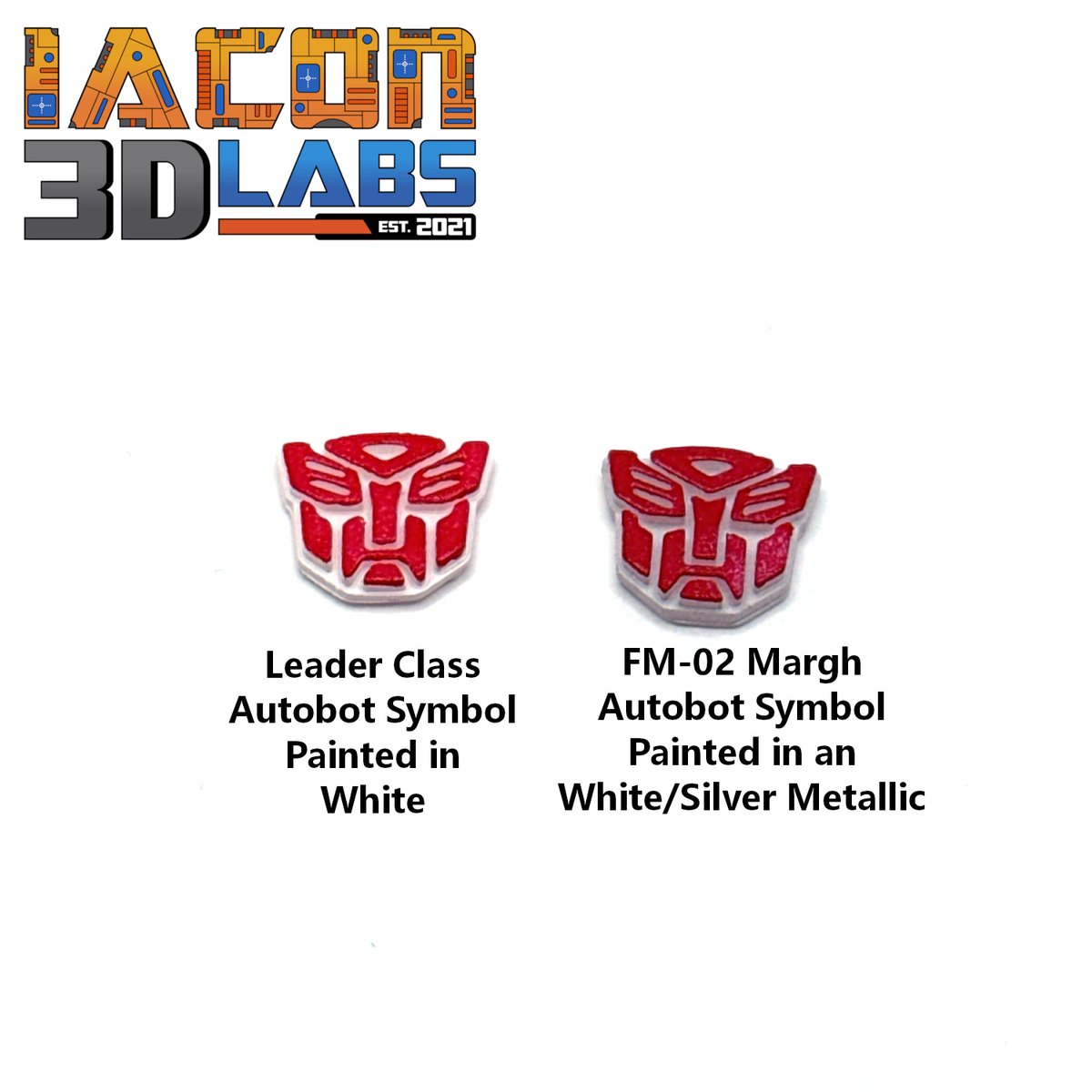 Iacon3DLabs's tweet photo. Upgrade your FM-02 Margh with a custom kit:
π§ Waist cover (silver + teal)
π‘οΈ 3D Autobot symbol (gloss red)
π Missile adapters for G1-style trailer front
No mods. Hand-painted. Collector-ready.
https://t.co/3xfYTDtop1
#Transformers #FM02 #ToyMods #AutobotUpgrade https://t.co/YdcXx1EO8g