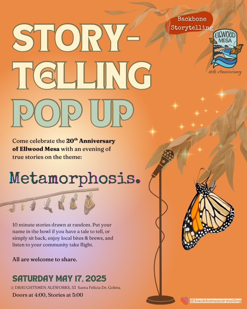 Join @ellwoodfriends and <a href="/cityofgoleta/">City of Goleta</a> on May 17 for a free, family-friendly community gathering filled with fun, nature, and connection. Dan Fontaine, WYP's Executive Director, will be leading a bird walk during the day or come enjoy the WYP activities at our table.
