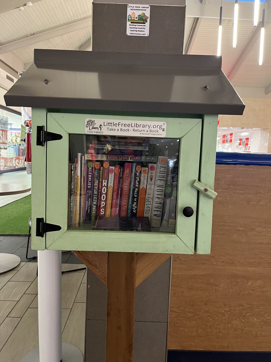Melanie Dulaney (@dulaney_melanie) on Twitter photo Betcha wish you lived near Longview Mall so you could visit the <a href="/LtlFreeLibrary/">Little Free Library®</a> near the play area where some autographed bks from <a href="/TXLA/">Texas Library Assn.</a> annual conf. will be during this #lflweek <a href="/SydneyDunlap16/">Sydney Dunlap</a> <a href="/meganefreeman/">Megan E. Freeman</a> <a href="/JanetTashjian/">Janet Tashjian</a> <a href="/randomhousekids/">Random House Children's Books</a> <a href="/SSEdLib/">S&S EducationLibrary</a> <a href="/HachetteUS/">Hachette Book Group</a> <a href="/NSEditions/">North Star Editions</a> Betcha wish you lived near Longview Mall so you could visit the <a href="/LtlFreeLibrary/">Little Free Library®</a> near the play area where some autographed bks from <a href="/TXLA/">Texas Library Assn.</a> annual conf. will be during this #lflweek <a href="/SydneyDunlap16/">Sydney Dunlap</a> <a href="/meganefreeman/">Megan E. Freeman</a> <a href="/JanetTashjian/">Janet Tashjian</a> <a href="/randomhousekids/">Random House Children's Books</a> <a href="/SSEdLib/">S&S EducationLibrary</a> <a href="/HachetteUS/">Hachette Book Group</a> <a href="/NSEditions/">North Star Editions</a>
