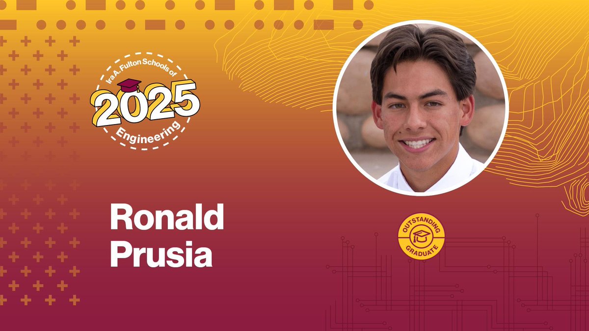 SSEBEatASU's tweet image. 🎉 Congratulations @SSEBEatASU Outstanding Graduate Ronald Prusia! After graduation from @ASUEngineering, he plans to work as a field engineer on complex projects for a general contractor in Arizona. ow.ly/WQu250VPAS6 🎓 🎉 #ASUEngineering #ASUGrad #ConstructionEngineering