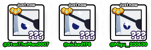 Congrats <a href="/StanleyYou57226/">StaneyManey</a>, <a href="/TakkoNeek/">TacoNick</a> &amp; <a href="/migu_200600/">Migu</a> you won! 🎉 Check your Mail and Enjoyyy 🫰🏻