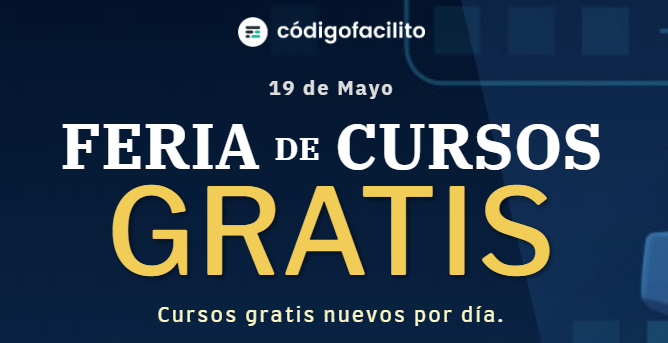 Frandeveloper3's tweet image. 🐊 Regístrate a la Feria de Cursos Gratis de @codigofacilito aquí: codigofacilito.com/eventos/feria-…