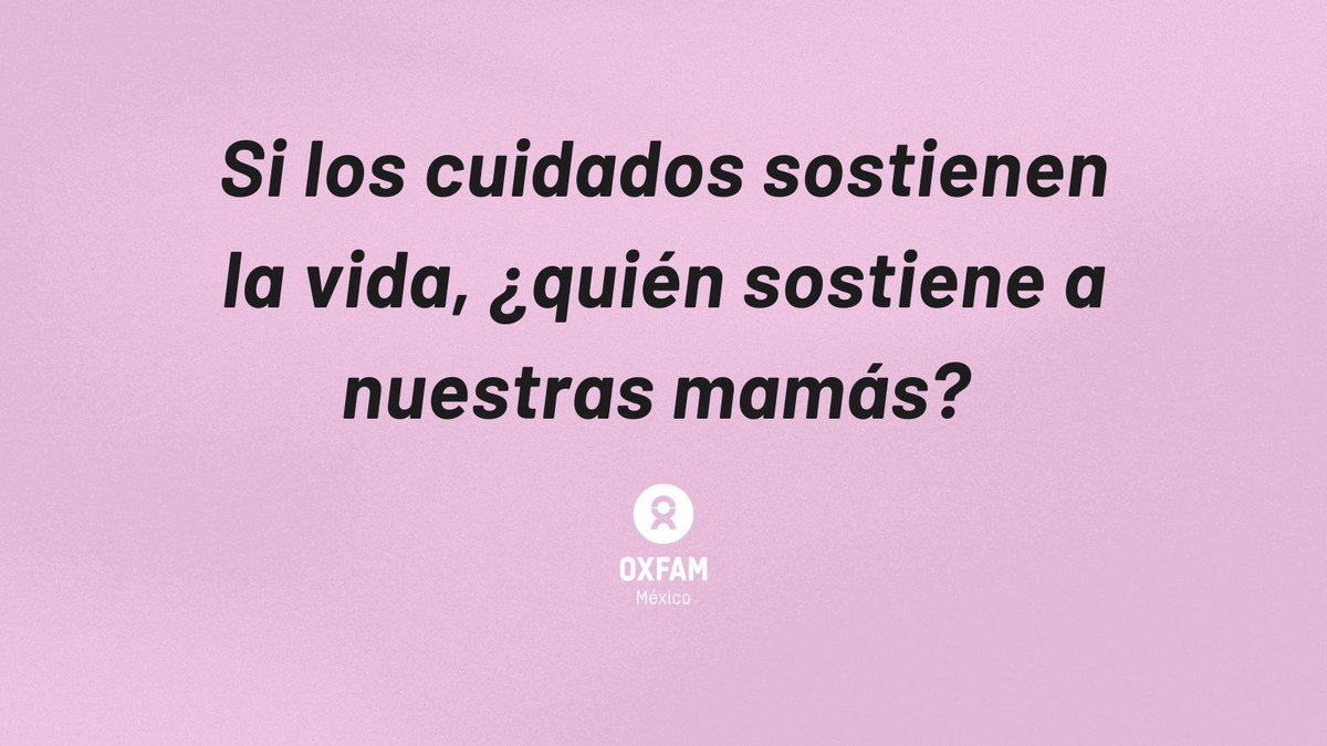 🌸 Este mes de las madres, reflexionemos sobre la #desigualdad:
👉 Entre más hijxs tiene una mujer, más probable es que trabaje en la #informalidad.

🚫 Sin contrato
🏥 Sin seguridad
💸 Menos sueldo
⏳ Más cuidados no pagados

🤱🏽 Visibilizar también es celebrar. 
🎨 <a href="/oxfammexico/">Oxfam México</a>