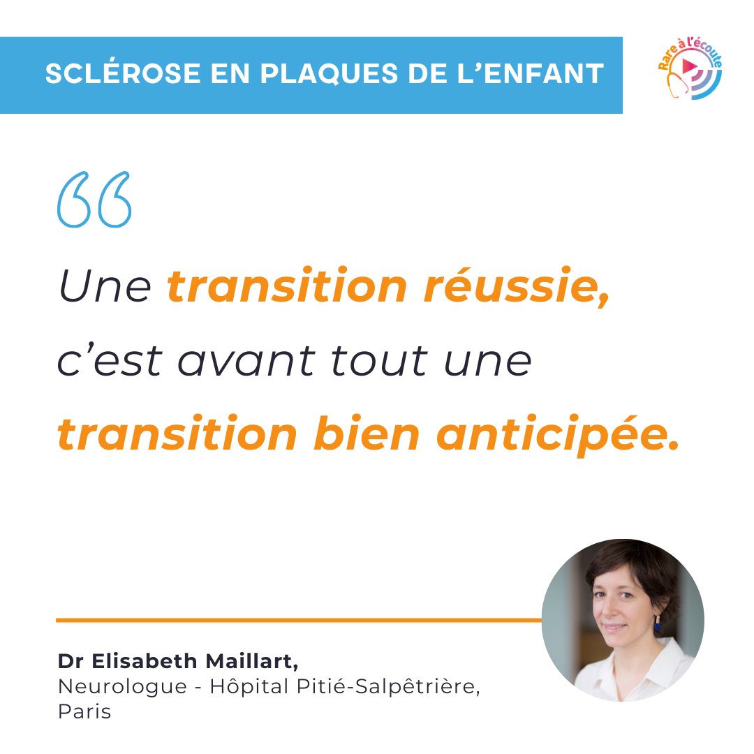 À l’adolescence, tout change.
Et pour les jeunes patients atteints de #sclérose en #plaques, ce passage est critique.

Le Dr Elisabeth Maillart explique comment bien préparer la transition vers l’âge adulte :
- Un suivi coordonné
- Une transmission entre équipes soignantes
- Le