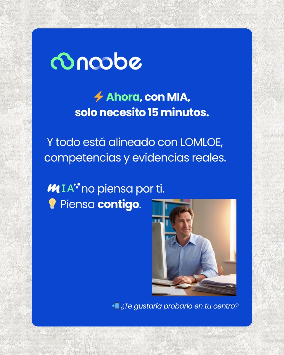Antes, programar una unidad podía llevar horas…
...y aún así, quedaba la duda: ¿estará completo?
Hoy, con ayuda de la IA, todo eso puede resolverse en minutos.
Porque la tecnología no viene a pensar por ti.
Viene a pensar contigo.