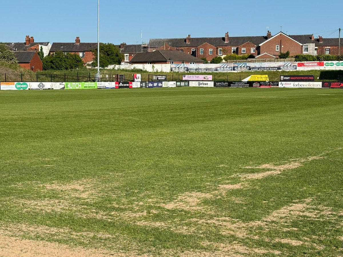 Renovations <a href="/chorleyfc/">Chorley FC</a> 

Scarify🌱
Seed🌱
Verti drain 🌱
Sand 🌱
Goal areas repaired 🌱

💦 set