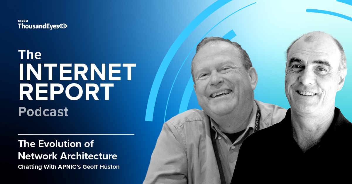 APNIC's Chief Scientist Geoff Huston takes us on a journey through the history of the Internet and discusses what the future might hold. Listen now: cs.co/6019NkfR1