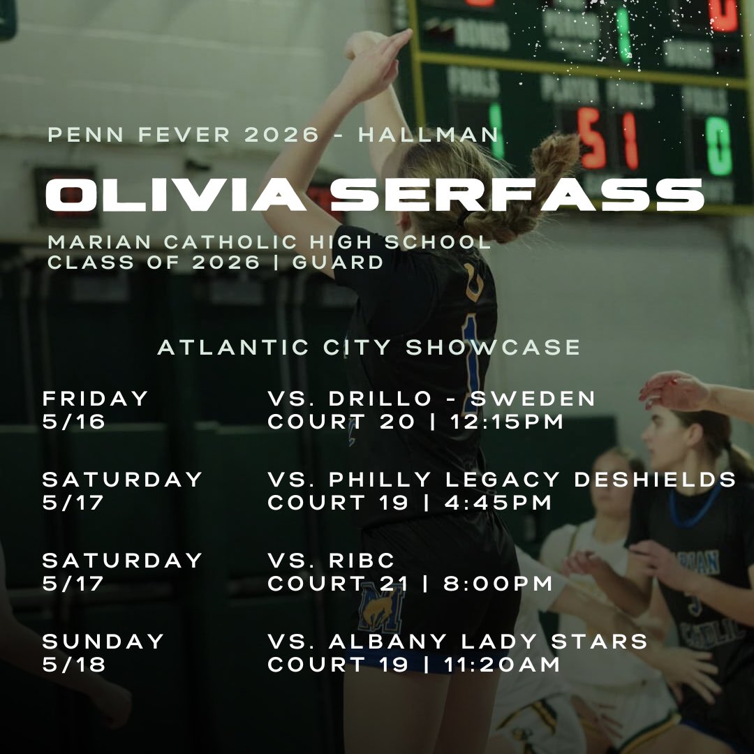Olivia Serfass (@olivia_serfass) on Twitter photo Excited to compete with my <a href="/FeverForceAAU/">Fever & Force AAU</a> teammates this weekend in Atlantic City! Come check us out!! <a href="/tinabastardi/">Tina Bastardi</a> Excited to compete with my <a href="/FeverForceAAU/">Fever & Force AAU</a> teammates this weekend in Atlantic City! Come check us out!! <a href="/tinabastardi/">Tina Bastardi</a>