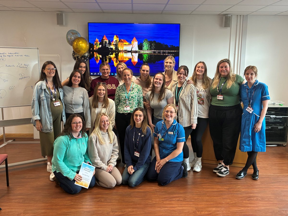 Our newly qualified midwives from the Nov '23 and Jan '24 cohorts have completed their Preceptorship! 💙

One midwife called it “just perfect,” while another said it was “a lovely, restorative day.”

We’re so proud of their journey. 🌟
#LeadTheWay #WeAreUHS #PreceptorshipMatters