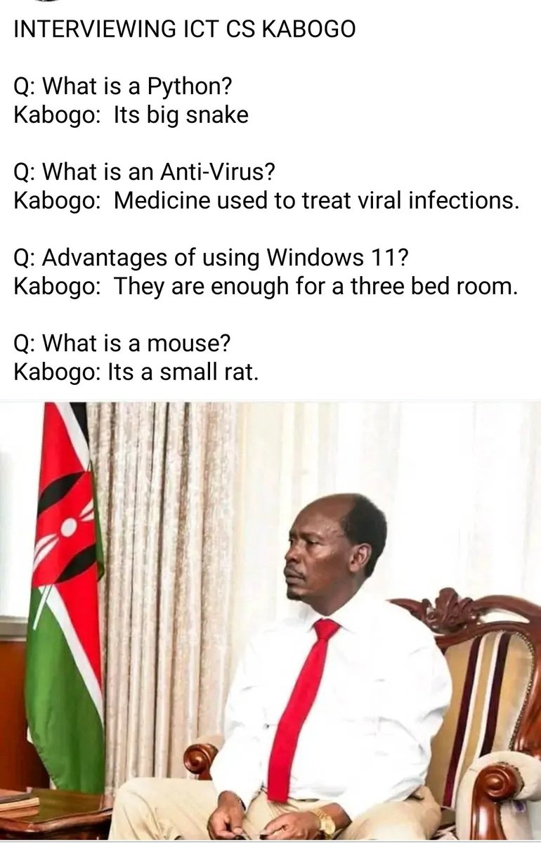 Interviewing Kenya's ICT CS