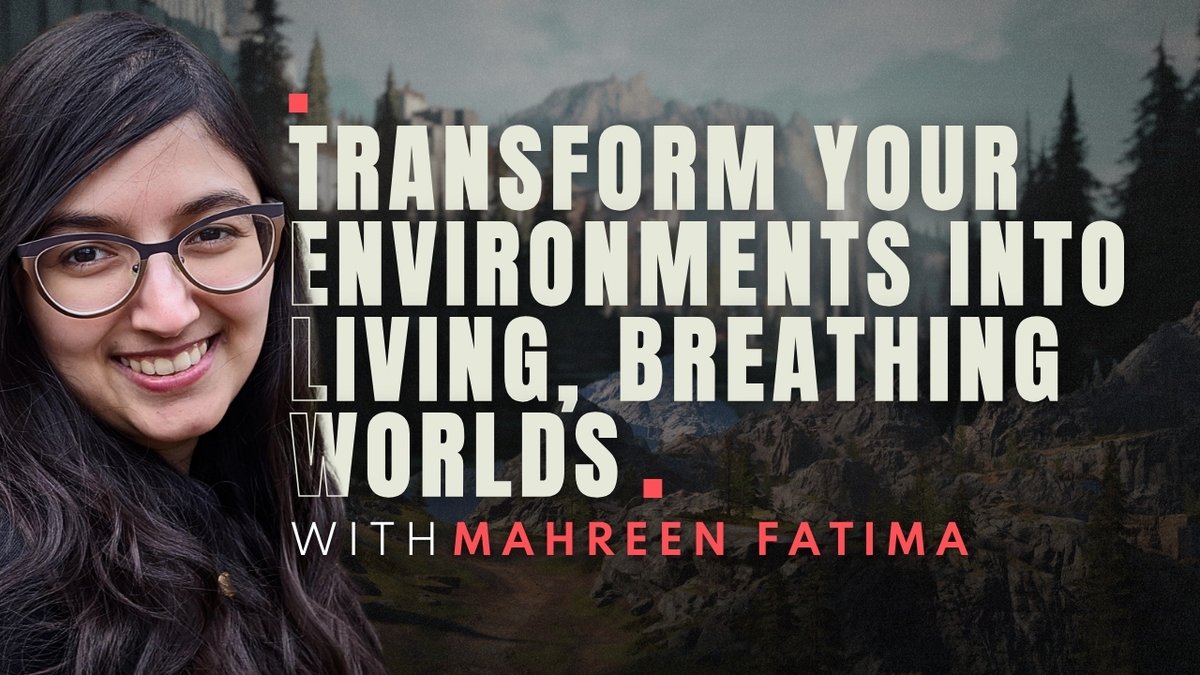 BeyondExtent's tweet photo. Just in case you missed it, check out our Worldbuilding &amp; Storytelling for Game Environments workshop with Mahreen Fatima👀👀

https://t.co/YFGDhzSKbO

#gamedev #gameart #tips #BeyondExtent https://t.co/2LzVtJLUVn