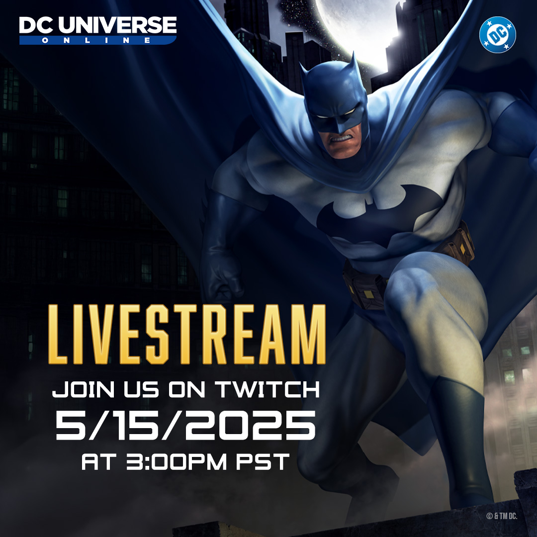 Curious about what’s coming in Chapter Two of Light and Rain?
Join us on Twitch for Sneak Peek: Behind the Scenes of Light and Rain Chapter 2! We’re diving into key art and showing off some brand-new features you won’t want to miss!
 
📅 May 15th 3PM PT
📍 twitch.tv/dcuniverseonli…