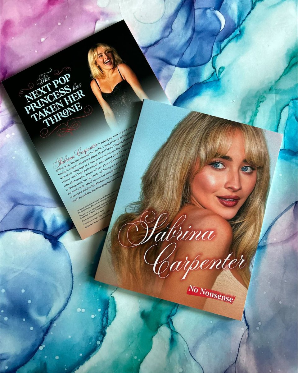 Don't miss this new "Short n' Sweet" biography of Sabrina Carpenter, featuring dozens of full-color photographs! 

buff.ly/NCg77Uf