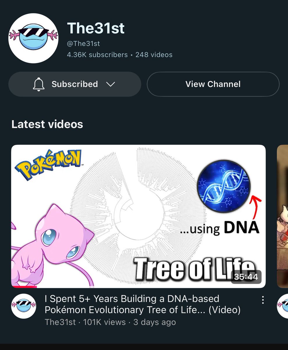 Years ago I helped make a pokemon tree of life with <a href="/TobyRivers_/">Toby Rivers</a> 

Now someone has made their own based off of it!

Reacting live over on my YouTube channel &lt;3