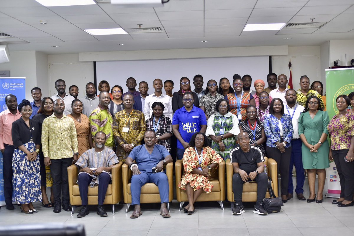 WHOGhana's tweet photo. With nearly half of all deaths in Ghana now linked to #NCDs, urgent action is underway.
We supported @mohgovgh to convene a national RECAP Steering Committee meeting to promote healthier diets & physical activity through legal reform.
Read more➡️ https://t.co/fkT0QzQb9l https://t.co/76shooHtQH