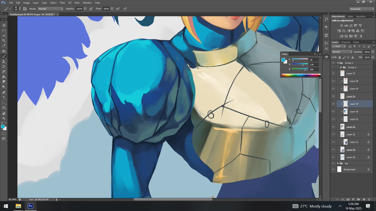 xredmhar's tweet image. Work in progress..
Sup guys another guess the character again lmao
We already know who it is 💪🗡️
#artmoots