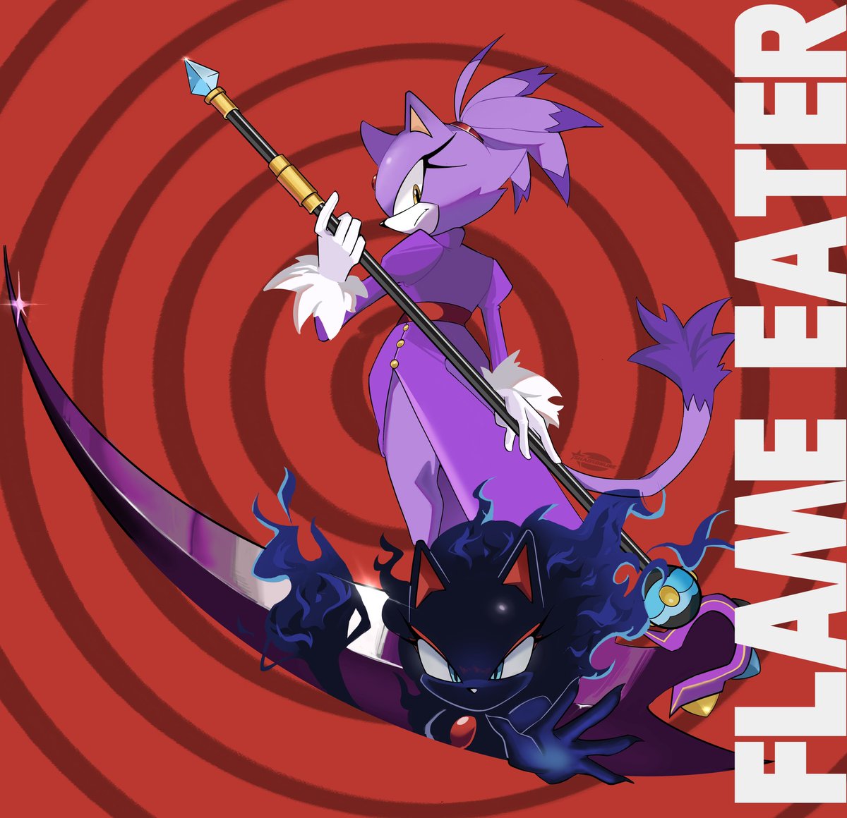 shadsonline's tweet image. Two souls intertwined 

#BlazeTheCat #ProtoBlaze #SonicTheHedeghog