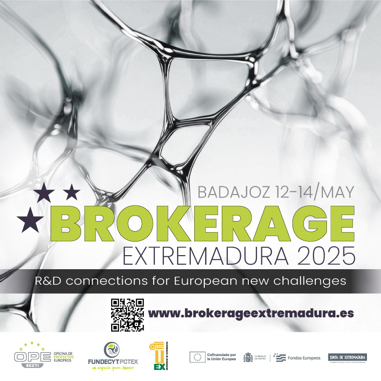 FundecytPCTEX's tweet photo. Finalizamos el #BrokerageExtremadura2025 con más de 120 asistentes de 12 países diferentes que han trabajado para tender redes, crear consorcios y generar ideas para futuros proyectos.

Agradecer a todos lo asistentes por el trabajo, el esfuerzo y por seguir colaborando para que nuestra región siga atrayendo ideas y talento internacional.

Hoy, más que nunca, Extremadura está en Europa.📍🇪🇺

#BrokerageExtremadura2025 #HorizonteEuropa #InnovaciónEuropea #WorkProgramme2025 #NetworkingEstratégico #MSCA #B2BMeetings #ClusterSalud #ClusterDigital #ClusterAlimentación #MisiónCáncer #MisiónClima #MisiónCiudades #Unilion #EURADA #ERRIN #EBN #SERN #ERIAFF
