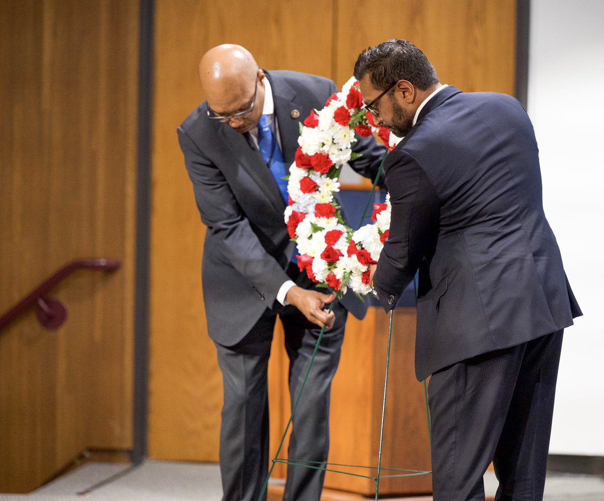 FBIDirectorKash's tweet image. Today, the @FBI held our annual Wall of Honor Memorial Service — my first since becoming FBI Director.
This is a day where we remember the lives and service of our fallen FBI members — and just as importantly, it’s a day to honor the families they left behind.
The names on…