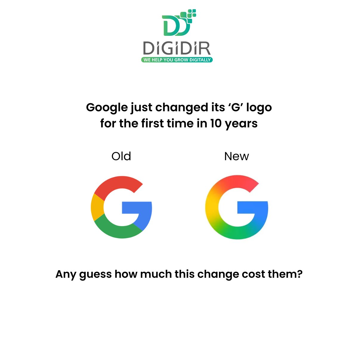 Google just changed its logo.
Any guess how much this tiny little tweak might cost them?
.
#GoogleLogo #Branding #MarketingInsights #DesignCosts #Rebranding #DigitalMarketing #CuriousMarketer #topicalspot #topicalpost #googlenew #googlenewlogo #google2025 #googleupdates #digidir