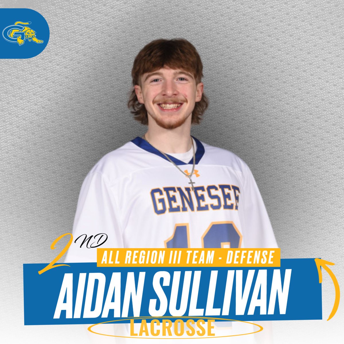 GCCSports's tweet image. SECOND TEAM ALL REGION - Congratulations to Men's Lacrosse and those selected to the All-Region Teams!! #CougarPride
Drew Helms - Goalie
Aidan Sullivan - Defense
Landon Jaeckle - Midfield
Jaxon Mohawk - Midfield