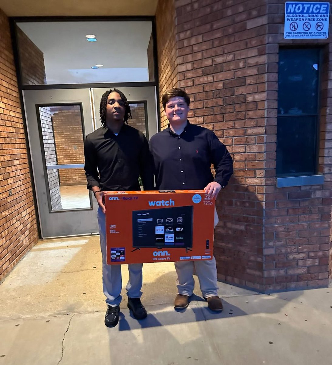 My family started a Ministry called Iron Sharpens Iron_Near&amp;Far and every year we bless seniors from different schools and this year we blessed Hayden Huffman for someone that demonstrates Iron Sharpens Iron.