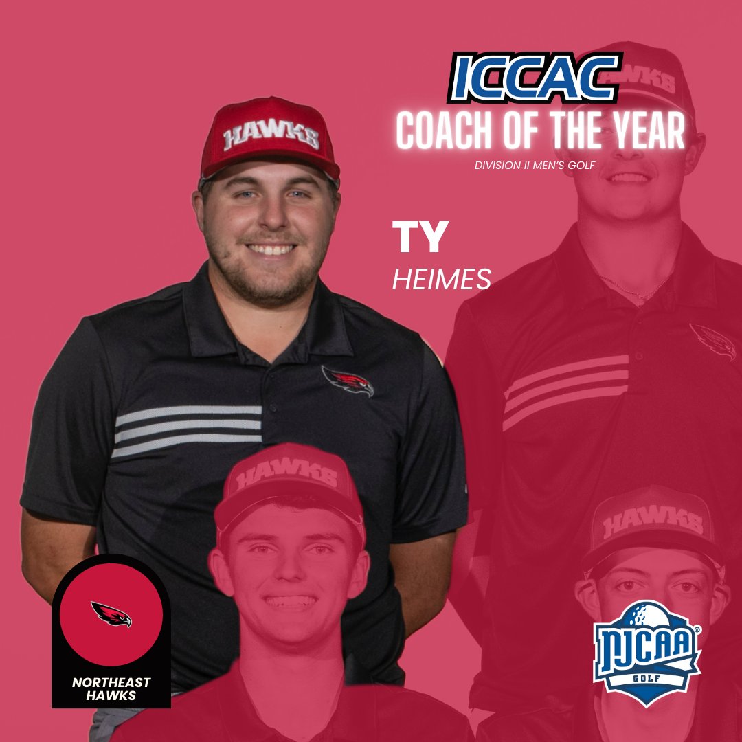 ICCACSports's tweet photo. DII MGOLF🏌️‍♂️
SPECIAL AWARDS🏅

PLAYER - Kaeden Anderson, Hawkeye
COACH - Ty Heimes, Northeast

🔗https://t.co/0N6YoLaQva
#NJCAAGolf ⛳️ https://t.co/i32qPrS9PF