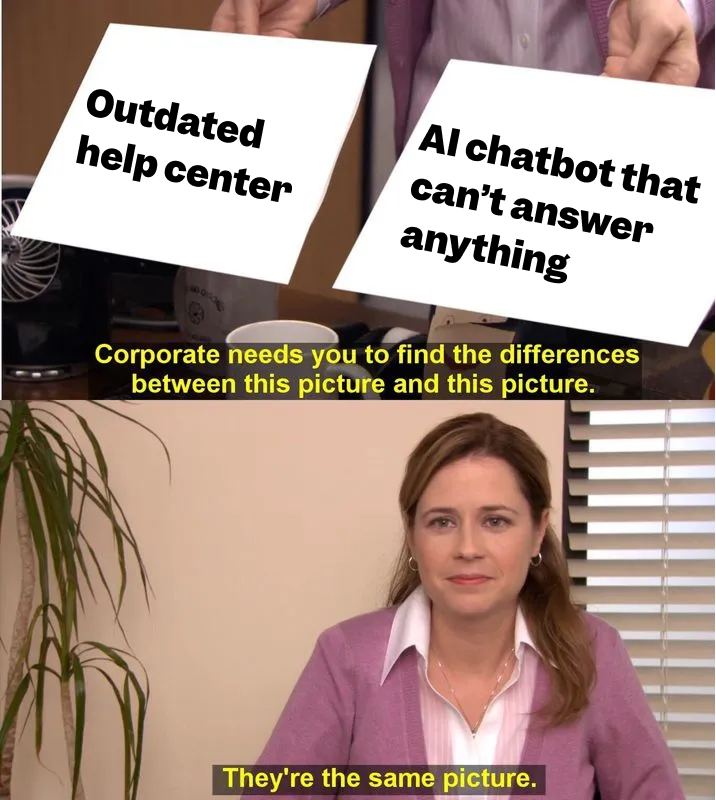 If your idea of “great support” is an outdated help center and putting your customers in an endless loop with a chatbot that doesn’t listen...

You just handed your competitors a gift. 

Pro tip: support isn’t a back-office task—it’s your competitive advantage. 

#customersupport