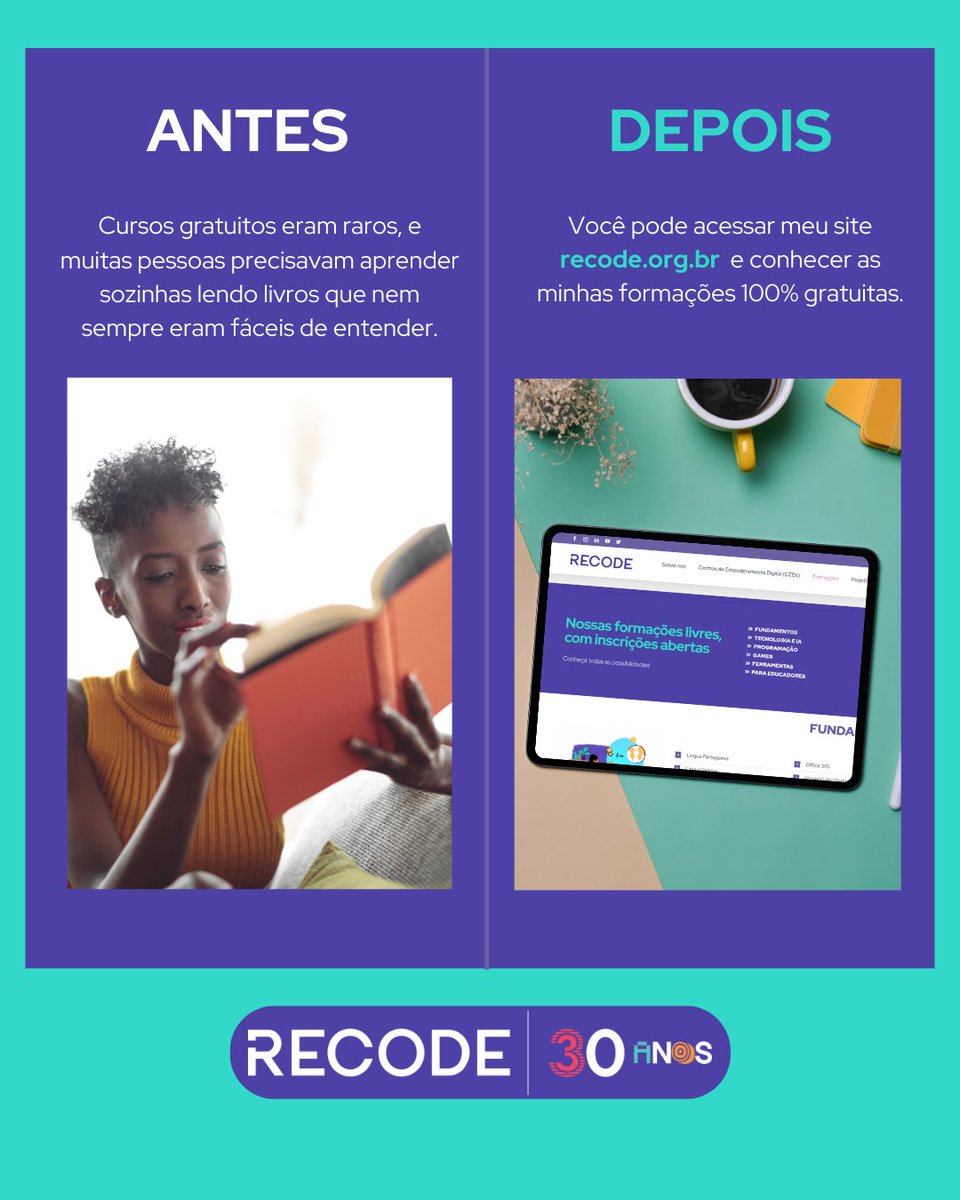 rederecode's tweet image. 🔎 Você já parou pra pensar como a tecnologia mudou a forma como a gente aprende?
Com ela, o acesso ao conhecimento ficou mais rápido, acessível e democrático. Hoje, aprender é sobre se conectar com a internet, com outras pessoas e com novas oportunidades. 💻
#Educação #Recode