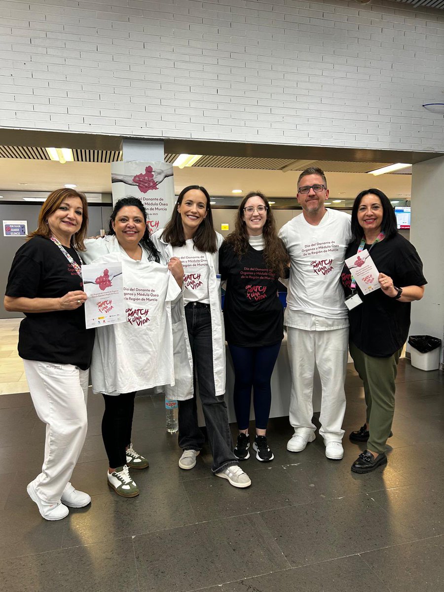 📍13 de mayo Día Regional del Donante Órganos y Médula Ósea de la Región de Murcia

#UnMatchxUnaVida

Muchas gracias a los nuevos donantes