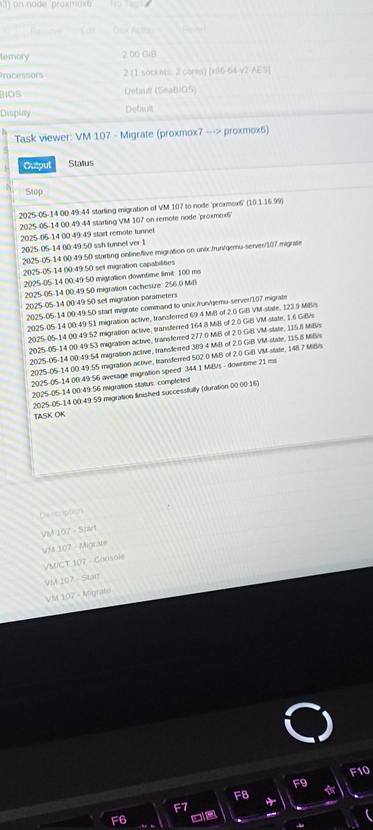 farhanrivaldy_'s tweet image. #TIL
If you use a centralized file system like TrueNAS for your VMs, you can achieve zero downtime migration. However, you first need to set up multiple nodes to ensure high availability. This allows you to move your VMs to another node or different hardware 

#proxmox #devops