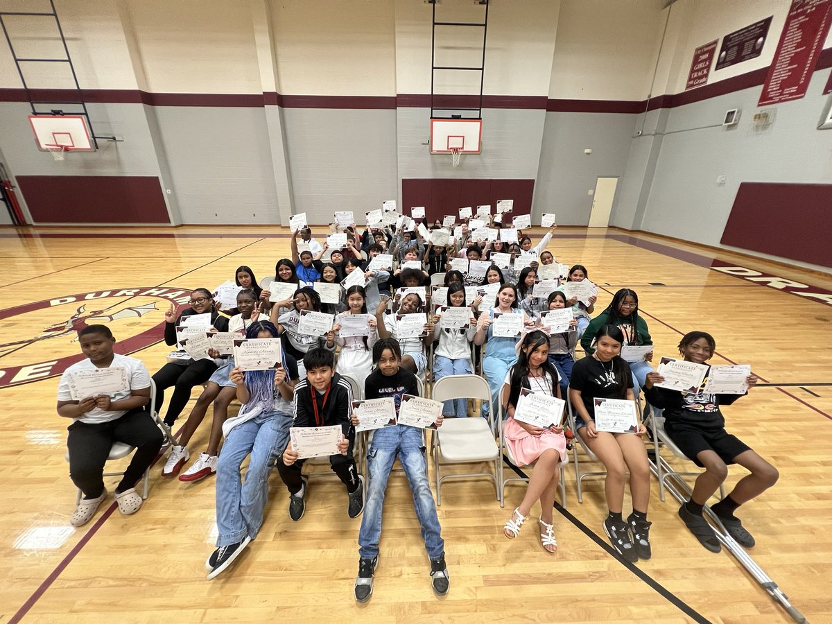 Congratulations to our 6th grade award winners! We are so proud of how you have grown this school year and can’t wait to see what you accomplish next year! #dragonpride #dragonnation #durhamdragons